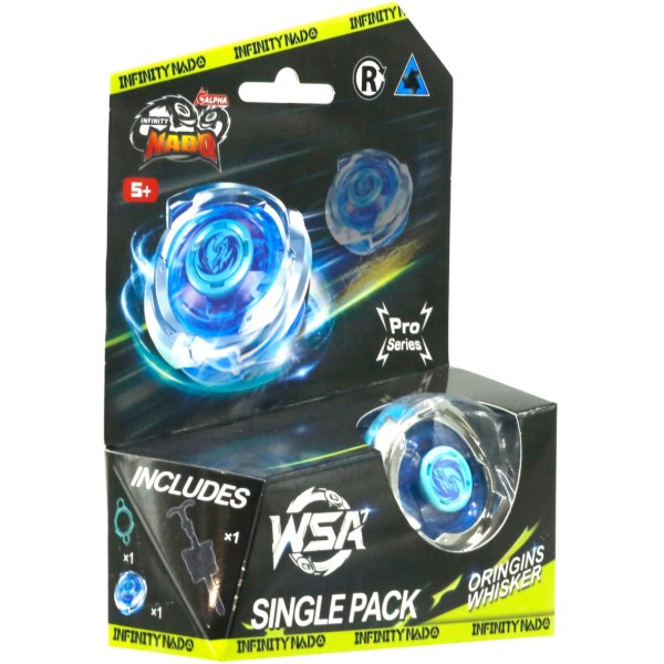 Фото - Дзиґа Infinity Nado VII Pro Series Single Pack Origins Whisker (EU664621-1)